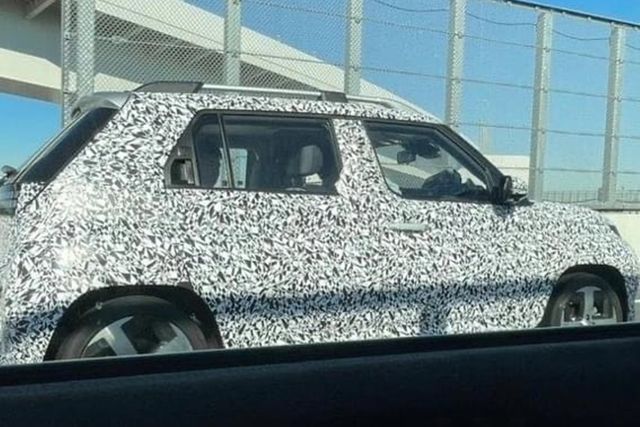 ▲일본에서 포착된 캐스퍼 일렉트릭 테스트카(사진=자동차 커뮤니티)