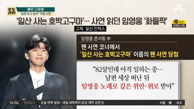 ▲뉴스 화면 갈무리 (사진=채널 A 뉴스)