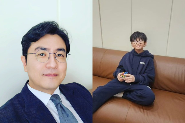 ▲최동석, 최동석의 아들 (사진=최동석 SNS)