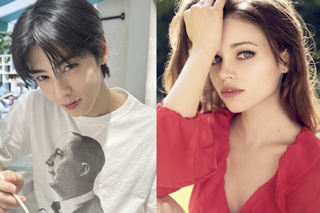 ▲차은우, 인디아 아이슬리 (사진=차은우, 아이슬리 SNS)