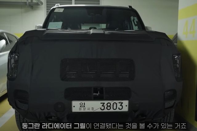▲기아 타스만 스파이샷(사진=유튜브 '우파TV')