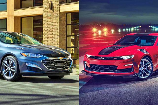 ▲말리부, 카마로(사진=쉐보레)