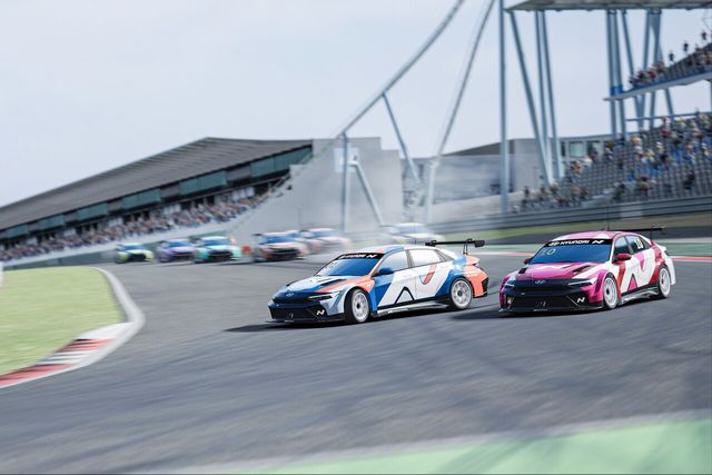 ▲아세토 코르사 속 아반떼 N(사진=현대 N)