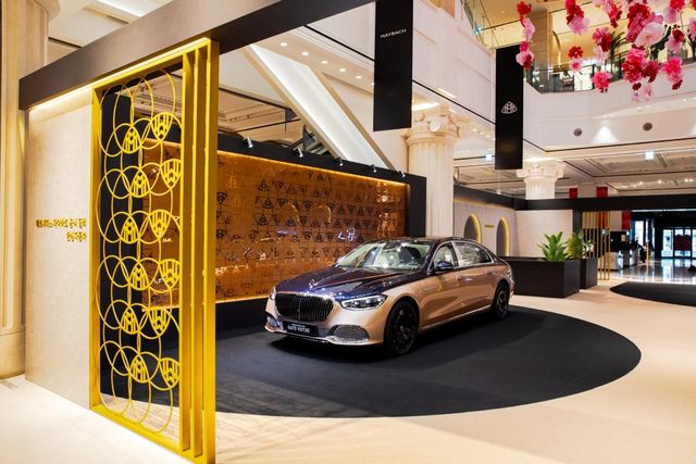 ▲마이바흐 익스클루시브 라운지 팝업 매장(사진=한성자동차)