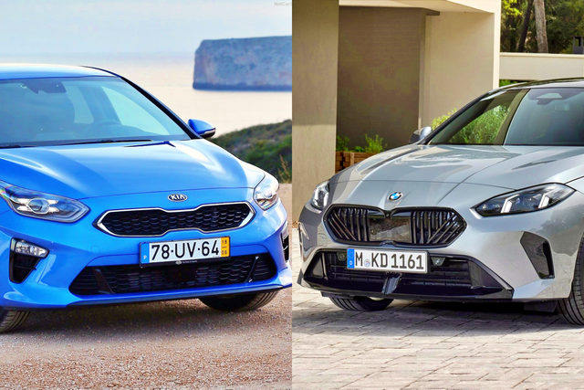 ▲기아 3세대 초기형 씨드, BMW M135 x드라이브(사진=각 브랜드)