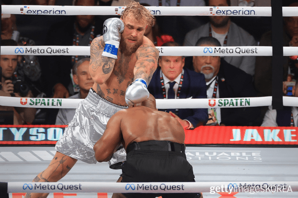 ▲제이크 폴, 마이크 타이슨 (사진= gettyimagesKOREA)