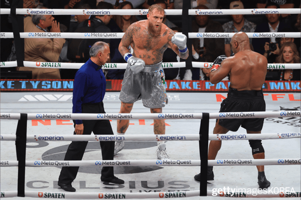 ▲제이크 폴, 마이크 타이슨 (사진= gettyimagesKOREA)