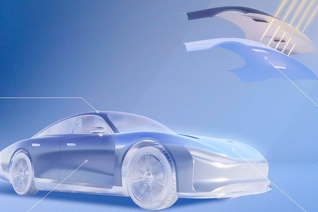 ▲참고사진,개발 중인 솔라 페인트(사진=메르세데스-벤츠)