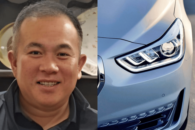 ▲명태균 씨, EQ900(사진원본=명태균 씨 SNS/제네시스, 오토트리뷴 편집)