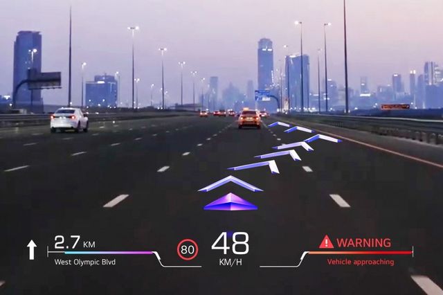 ▲LG전자 차량용 증강현실 선행기술(사진=LG전자)