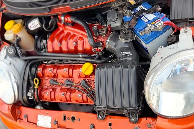 ▲V6 엔진이 장착된 마티즈(사진=유튜브'twinenginecorsa')