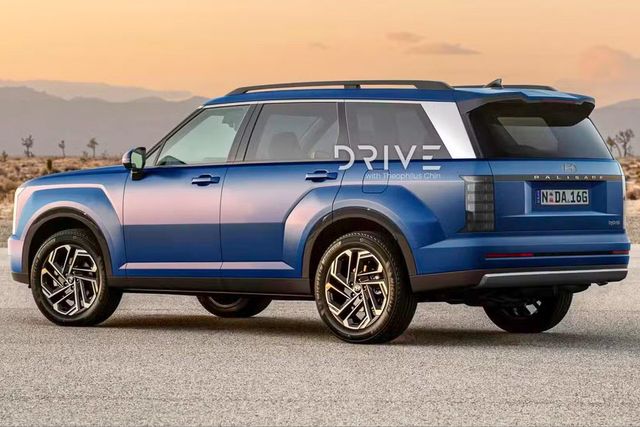 ▲현대차 신형 팰리세이드 예상도(사진=drive)