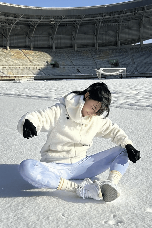 ▲육상선수 김민지 (사진=김민지 SNS)