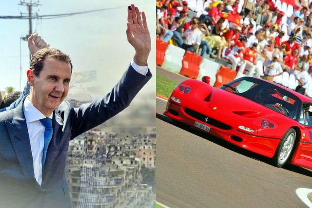 ▲바샤르 알아사드, F50(사진=연합뉴스, 페라리)