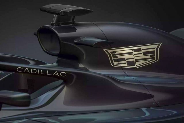▲공개된 F1 레이스카의 디자인 일부(사진=캐딜락)