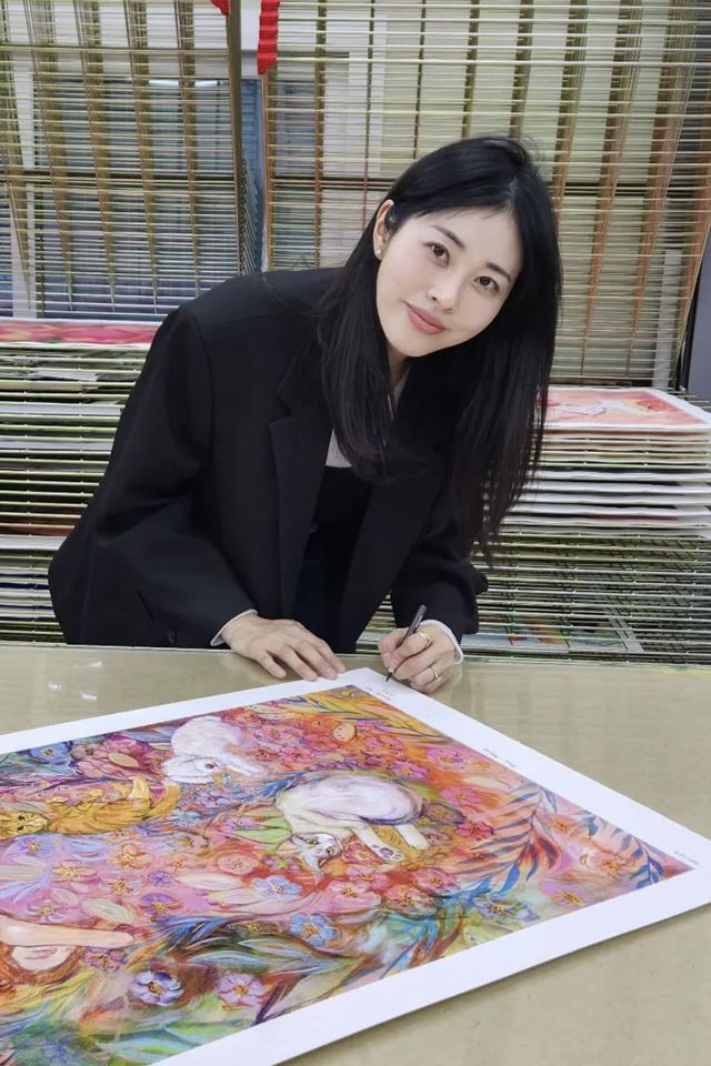 ▲서동주 (사진=유백현아트랩 SNS)