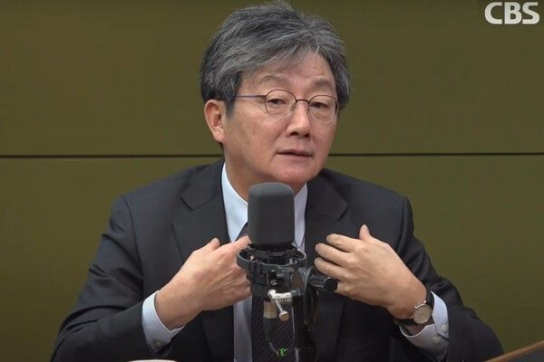 ▲16일 라이브 방송에 참여한 유승민 국민의힘 전 의원 (사진= CBS)