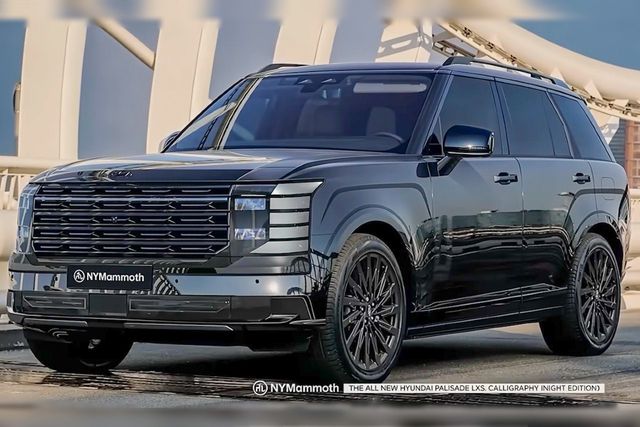 ▲현대차 신형 팰리세이드 예상도(사진=유튜브'뉴욕맘모스')