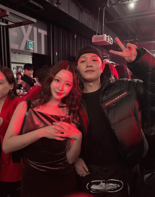 ▲20기 정숙, 쌈디 (사진= 20기 정숙 SNS)