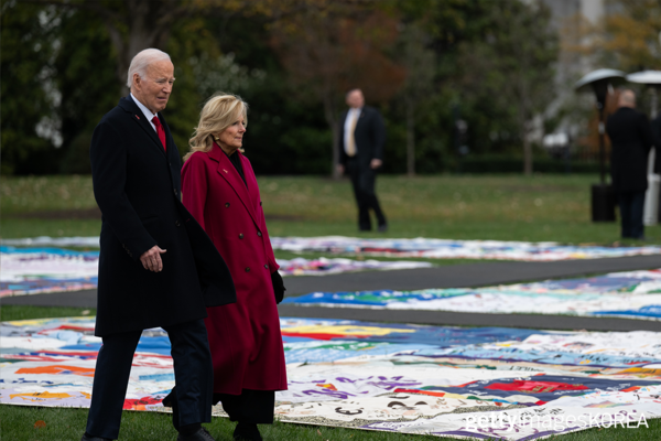 ▲행사에 참석하는 조 바이든 대통령과 영부인 질 바이든 (사진= gettyimagesKOREA)