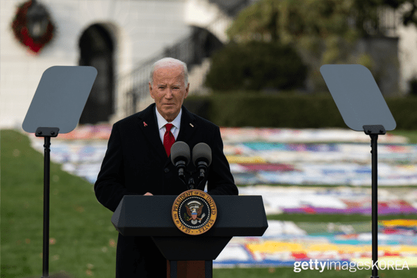 ▲연설에 나선 조 바이든 대통령 (사진= gettyimagesKOREA)