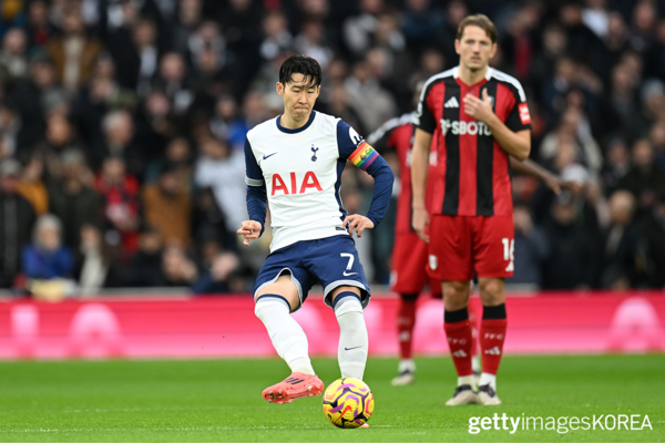 ▲EPL 13라운드 풀럼과의 홈경기에 나선 토트넘 손흥민 (사진= gettyimagesKOREA)