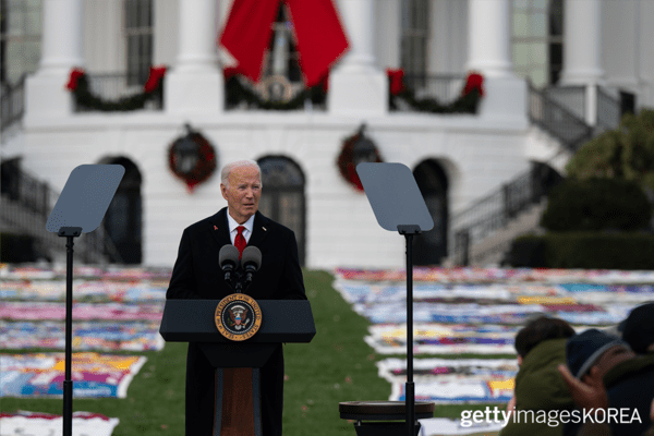▲연설에 나선 조 바이든 대통령 (사진= gettyimagesKOREA)
