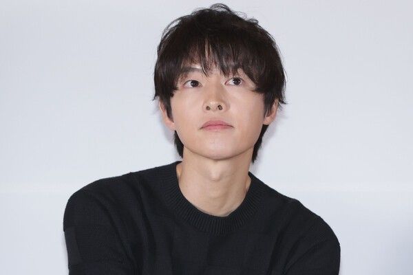 ▲19일 서울 강남구 메가박스 코엑스에서 열린 영화 '보고타: 마지막 기회의 땅' 기자간담회에 참석한 송중기 (사진= 연합뉴스)