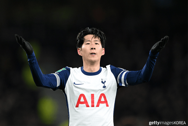 ▲코너킥 다이렉트 득점으로 토트넘의 승리를 이끈 손흥민 (사진=GettyimagesKOREA)
