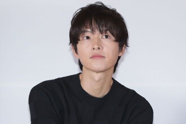 ▲19일 서울 강남구 메가박스 코엑스에서 열린 영화 '보고타: 마지막 기회의 땅' 기자간담회에 참석한 송중기 (사진= 연합뉴스)