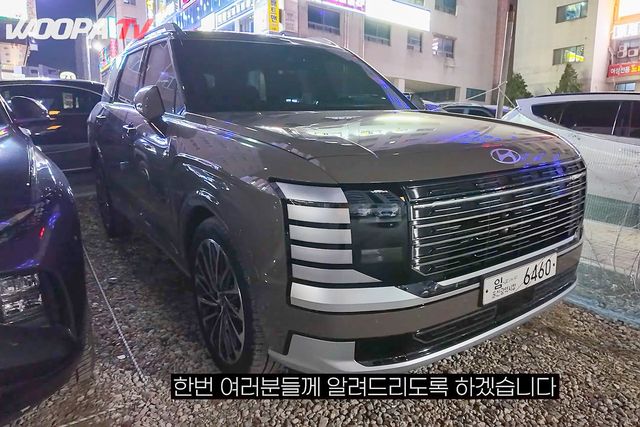 ▲신형 팰리세이드(사진=유튜브'우파푸른하늘Woopa TV')