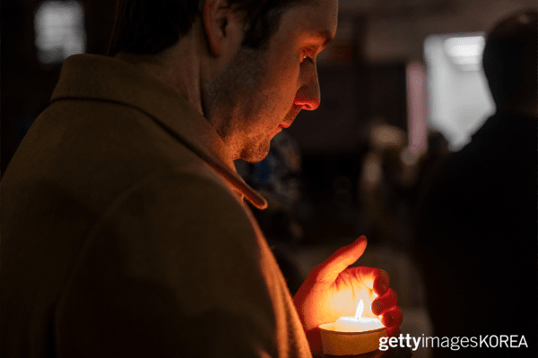 ▲세계 에이즈의 날 행사에 참여한 뉴욕 시민 (사진= gettyimagesKOREA)
