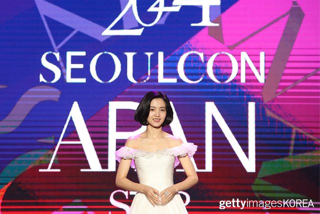 ▲28일 서울 중구 동대문디자인플라자(DDP) 아트홀 1관에서 '2024 서울콘 에이판 스타 어워즈' 시상식에 참석한 김태리 (사진=gettyimagesKOREA)