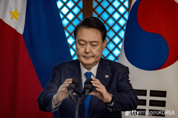 ▲필리핀 대통령과 회담을 준비하는 윤석열 대통령 (사진= gettyimagesKOREA)