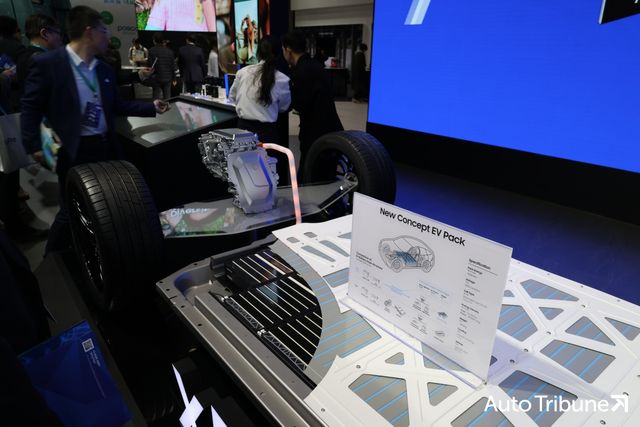 ▲삼성 SDI 셀투팩 배터리 시스템​​​​​​​(사진=김동민 기자)