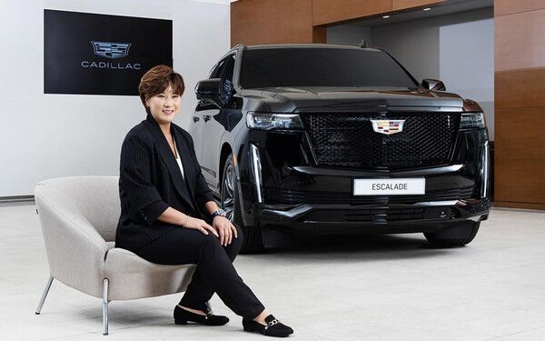 ▲캐딜락 에스컬레이드 홍보대사 박세리 (사진=캐딜락)
