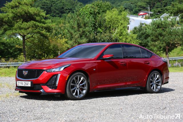 ▲캐딜락 CT5(사진=양봉수 기자)