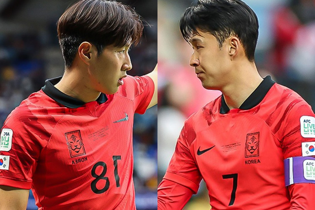 ▲이강인과 손흥민 (사진=대한축구협회)