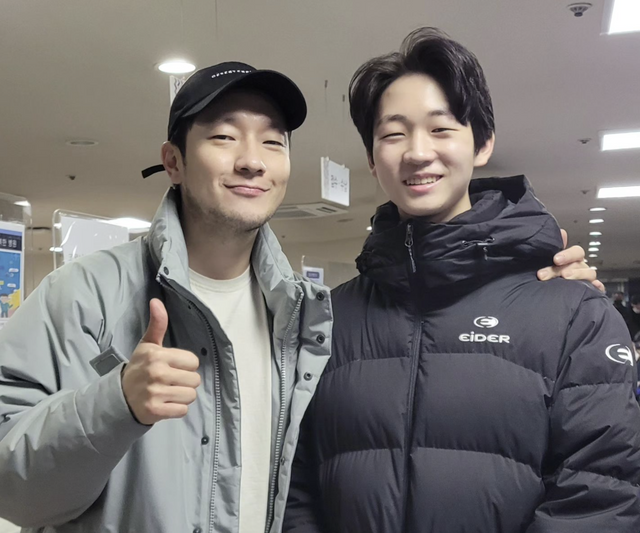 ▲손석구, 아역 배우 강지석 (사진=강지석 SNS)