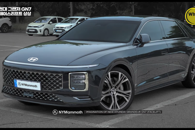▲현대 그랜저 부분변경 예상도(사진=유튜브 '뉴욕맘모스')