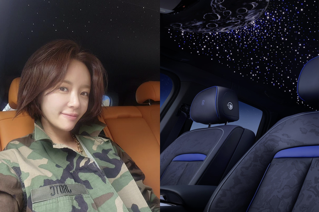 ▲황정음, 롤스로이스 컬리넌 (사진=황정음 SNS, 롤스로이스)