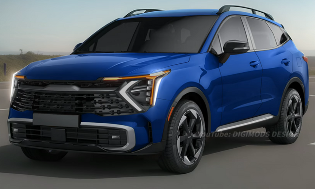 ▲스포티지 부분 변경 모델 예상도(사진=유튜브 'DIGIMODS DESIGN')