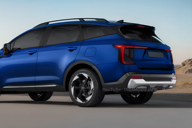 ▲기아 스포티지 부분 변경 모델 예상도(사진=유튜브 'DIGIMODS DESIGN')