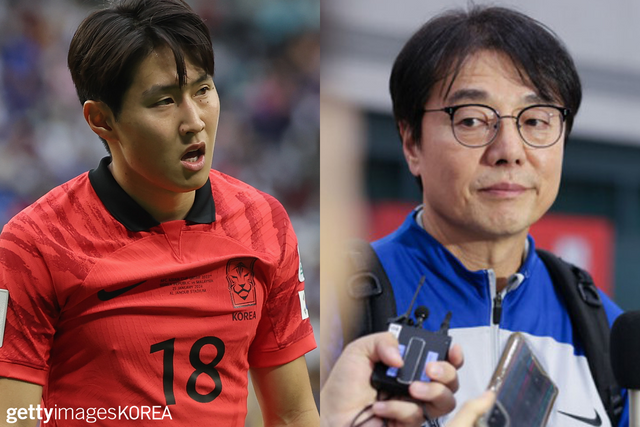 ▲황선홍, 이강인 (사진=대한축구협회, 게티이미지코리아)