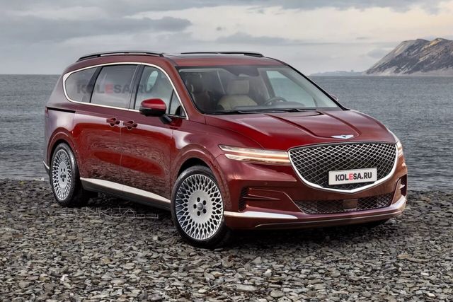 ▲제네시스 미니밴 예상도(사진=Kolesa.ru)
