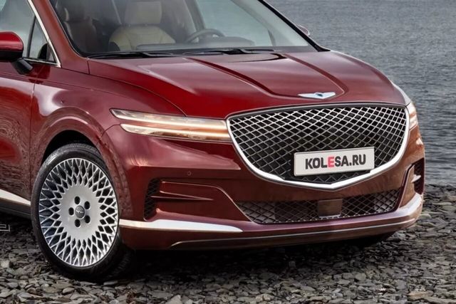 ▲제네시스 미니밴 예상도(사진=Kolesa.ru)