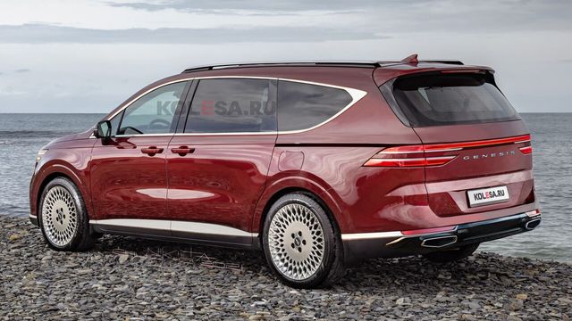 ▲제네시스 미니밴 예상도(사진=Kolesa.ru)