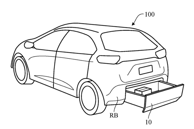 ▲혼다가 특허 받은 '범퍼 트렁크'(사진=혼다)