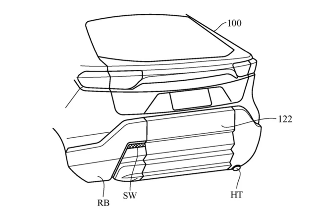 ▲혼다가 특허 받은 '범퍼 트렁크'(사진=혼다)