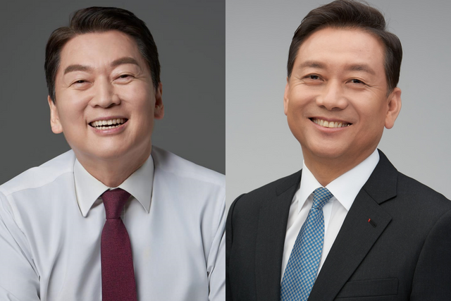 ▲국민의힘 안철수 의원, 더불어민주당 이광재 전 국회 사무총장 (사진=각 의원실)